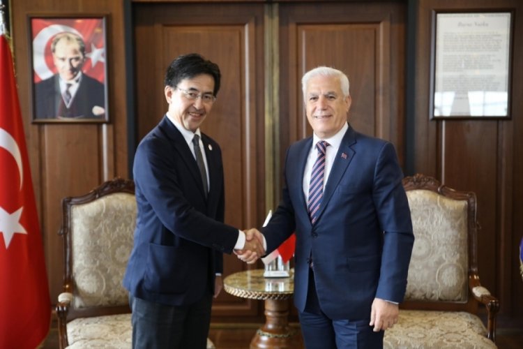 Japonya İstanbul Başkonsolosundan Bozbey'e ziyaret