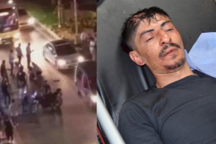 Eski eşi ve sevgilisini yolda g&ouml;r&uuml;nce ortalık karıştı