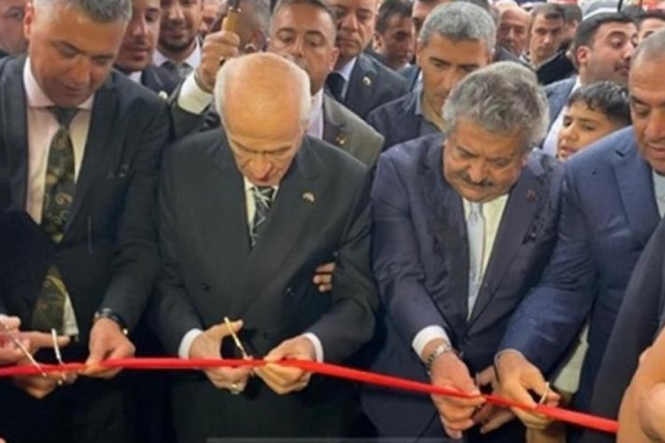 MHP Lideri Bah&ccedil;eli Ankara'da a&ccedil;ılışa katıldı