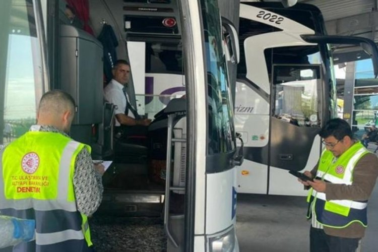 Bayram &ouml;ncesi otob&uuml;s firmalarına 1 milyonu aşkın ceza!