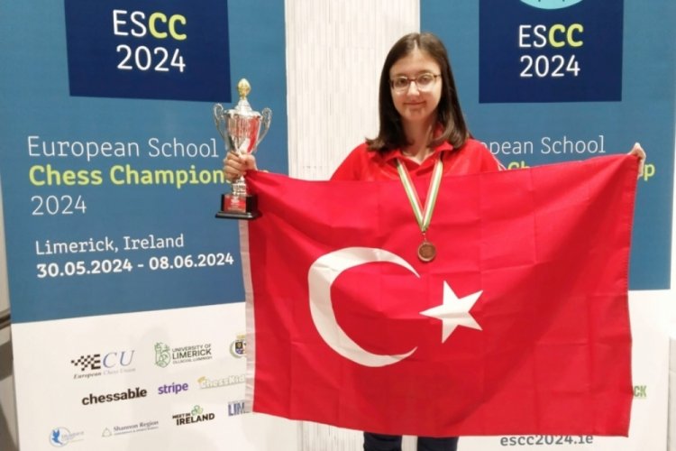 Bursalı Arya Aydoğan Avrupa &uuml;&ccedil;&uuml;nc&uuml;s&uuml;