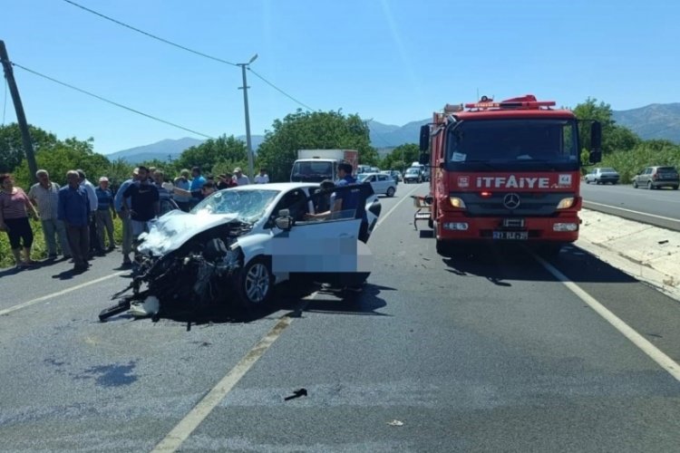 Denizli'de kaza: 1 &ouml;l&uuml; 5 yaralı