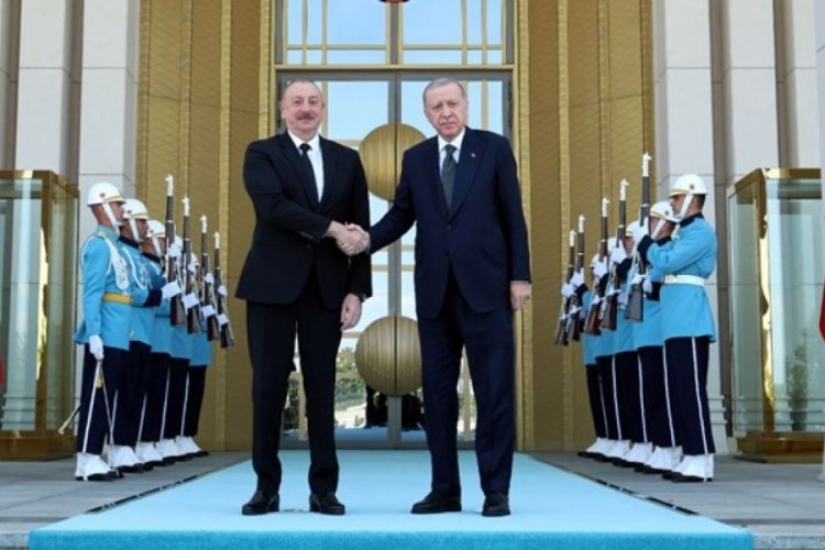 Aliyev Beştepe'de Erdoğan'la görüştü 