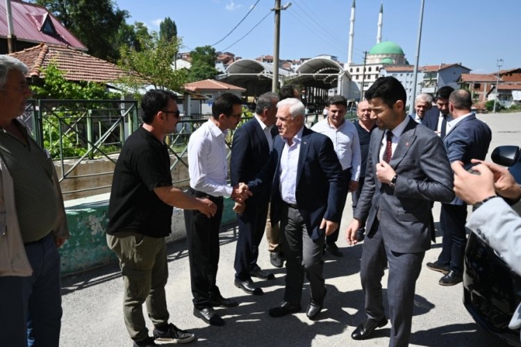 Başkan Bozbey dağ il&ccedil;elerini ziyaret etti: Bu b&ouml;lgede bacasız sanayiyi hakim kılmalıyız
