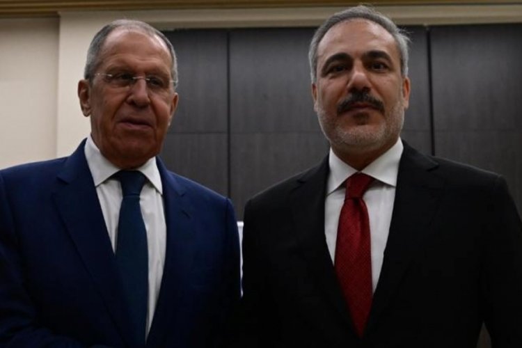 Bakan Fidan Lavrov ile g&ouml;r&uuml;şt&uuml;