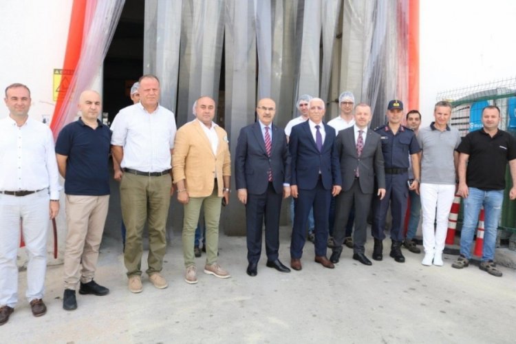 Bursa Valisi Mahmut Demirtaş Marmarabirlik'i ziyaret etti