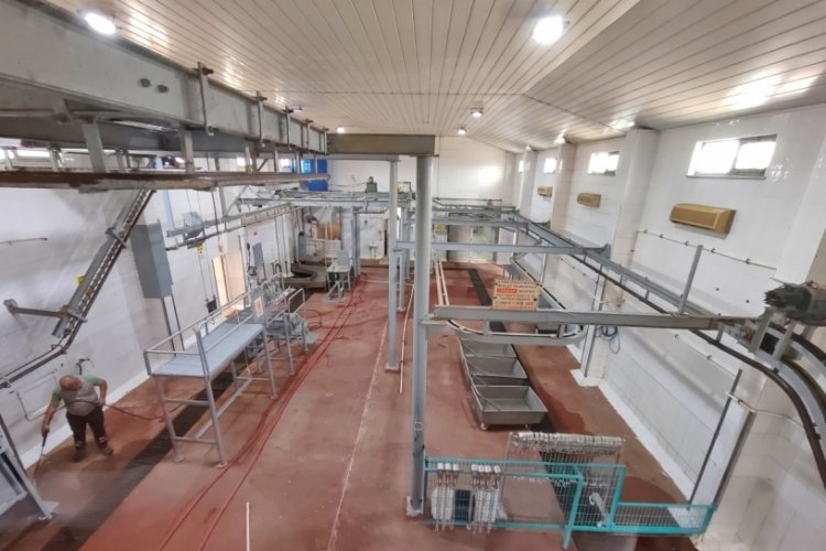 Bursa Yenişehir'de mezbahada bakım &ccedil;alışmaları tamamlandı