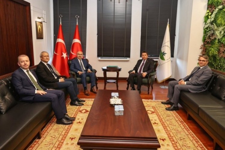 Bursa Valisi Demirtaş'tan Başkan Aydın'a ziyaret