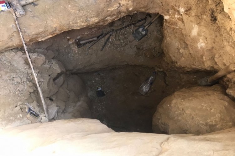Bursa'da define avcılarına su&ccedil;&uuml;st&uuml;