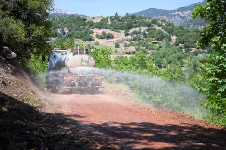 Antalya yayla yolları bayrama hazır
