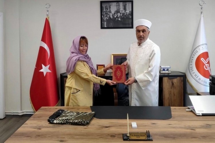 Filipinler'den Bursa'ya gelen kadın m&uuml;sl&uuml;man oldu