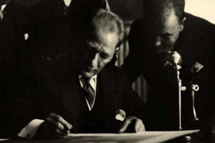 MSB paylaştı! İşte Atat&uuml;rk'&uuml;n ger&ccedil;ek imzası