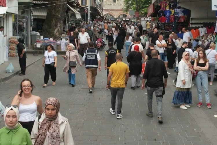 Bursa'da polisten bayram &ouml;ncesi sıkı denetim