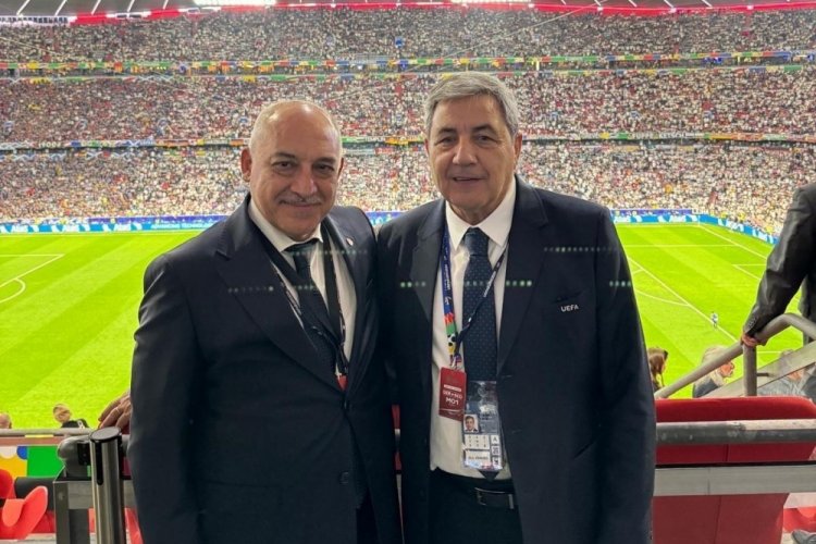 TFF Başkanı B&uuml;y&uuml;kekşi, FIFA ve UEFA başkanlarıyla bir araya geldi