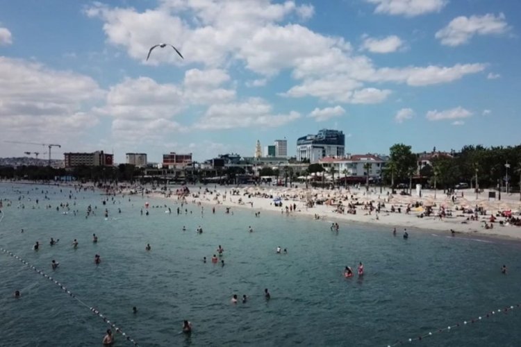 İstanbul plajlarında bayram yoğunluğu