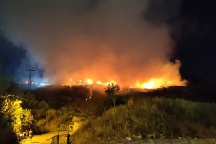 İstanbul'da otluk alanda yangın &ccedil;ıktı