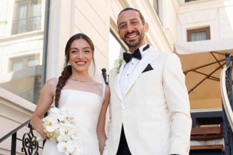 Merve Dizdar ve Cihan Ayger &ccedil;ifti balayına &ccedil;ıktı