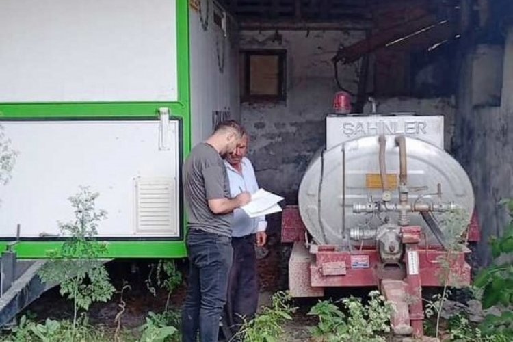 K&uuml;tahya'da su tankerlerinin kontrolleri titizlikle yapıldı