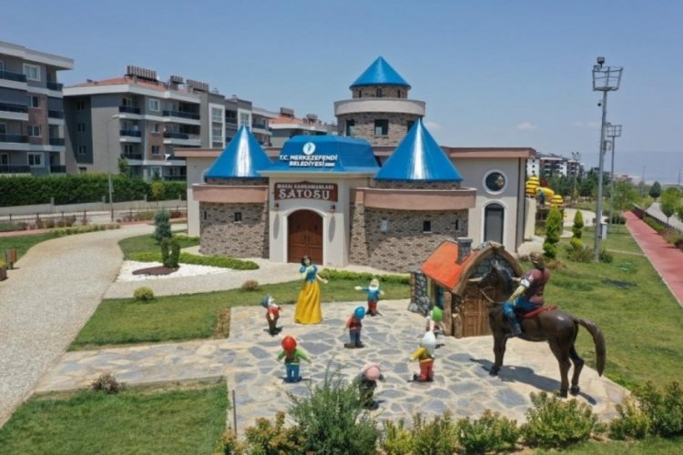 Denizli'de masal parkı! &Ccedil;ocukların hayalleri ger&ccedil;ek oldu