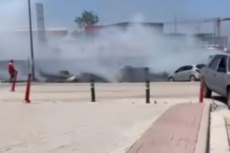 Bursa'da Kültürpark metrosunda yangın! 