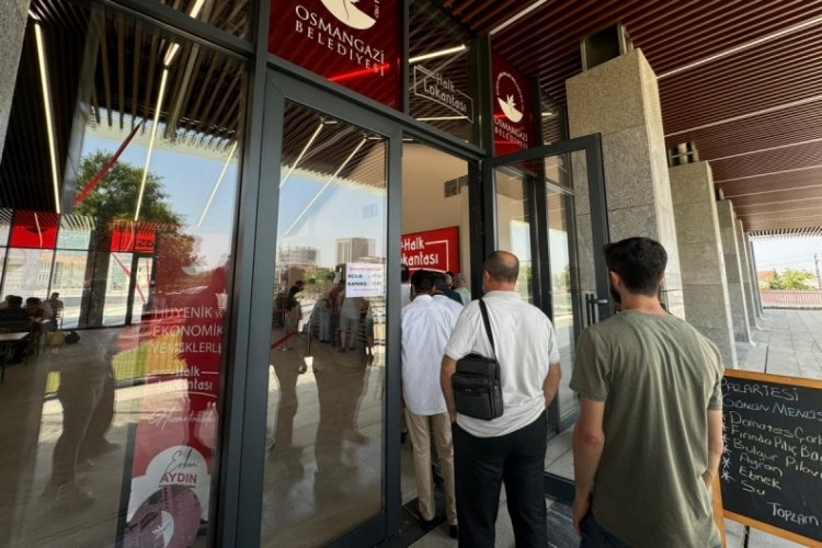 Bursa'da Halk Lokantası'na ilgi b&uuml;y&uuml;yor