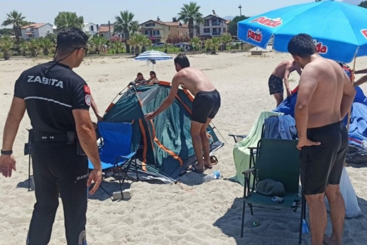 Aydın'da zabıta ekipleri plajları titizlikle denetliyor
