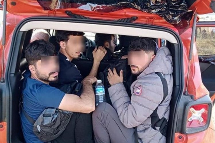 Kırklareli'nde g&ouml;&ccedil;men operasyonu: Otomobilden &ccedil;ıktılar