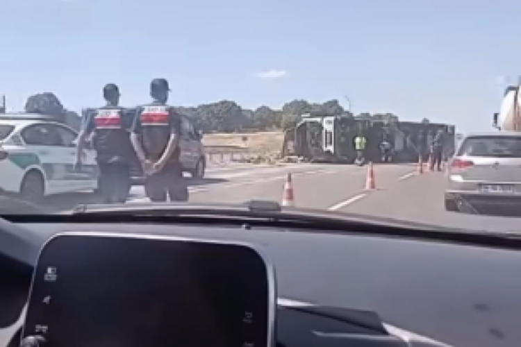 Bursa'da tır kazası!
