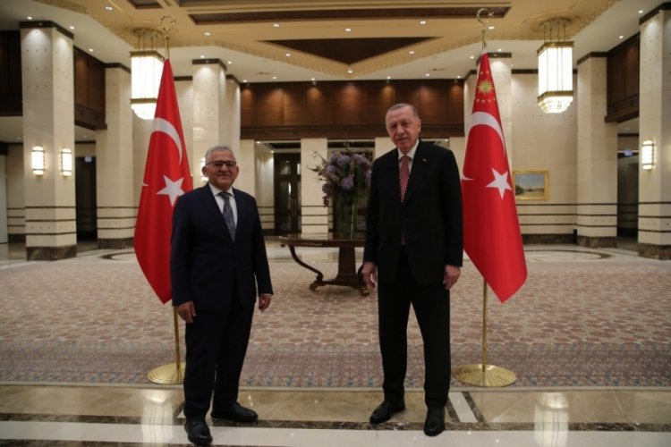 Başkan Büyükkılıç, Cumhurbaşkanı Erdoğan'ın toplantısı için Ankara'da