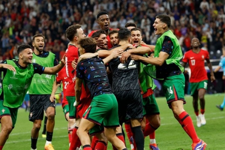 EURO 2024'te Slovenya'yı penaltılarla eleyen Portekiz çeyrek finalde
