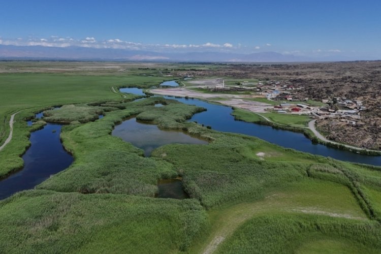 Ağrı'da hayran bırakan! Milli Park havadan görüntülendi