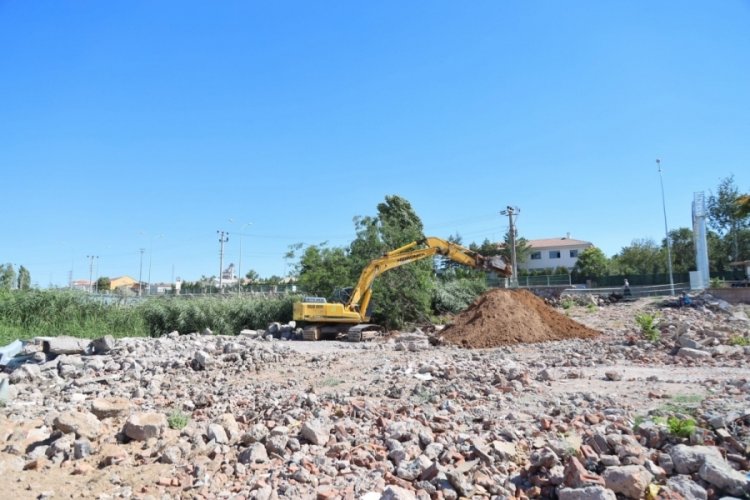 Aksaray'da imar yol &ccedil;alışmaları son s&uuml;rat s&uuml;r&uuml;yor