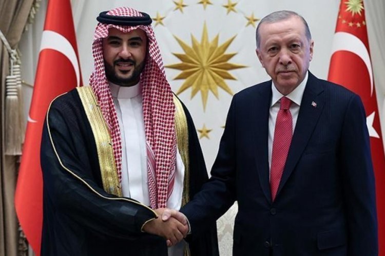 Cumhurbaşkanı Erdoğan, Suudi Arabistan Savunma Bakanı'nı kabul etti