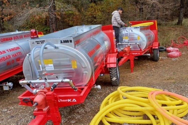Kırklareli'nde hasat yangınlarında! Su tanker &ouml;nlemi