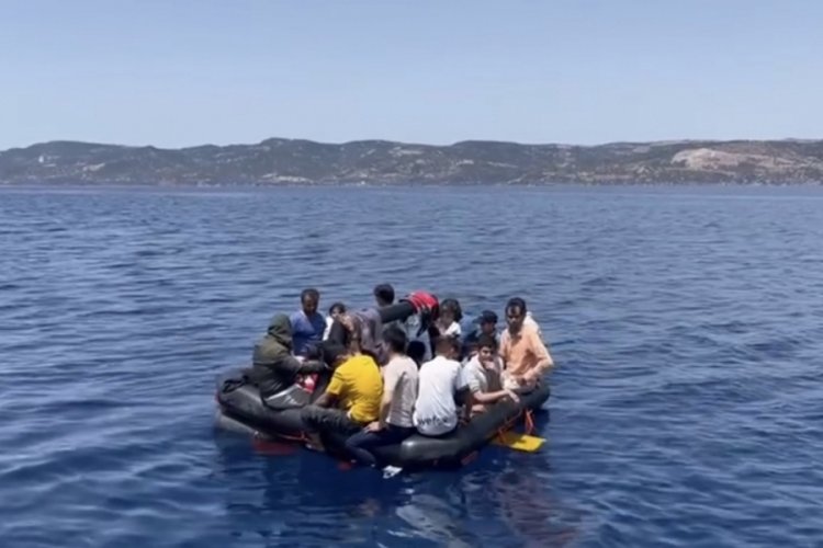Ayvacık açıklarında 56 kaçak göçmen kurtarıldı!