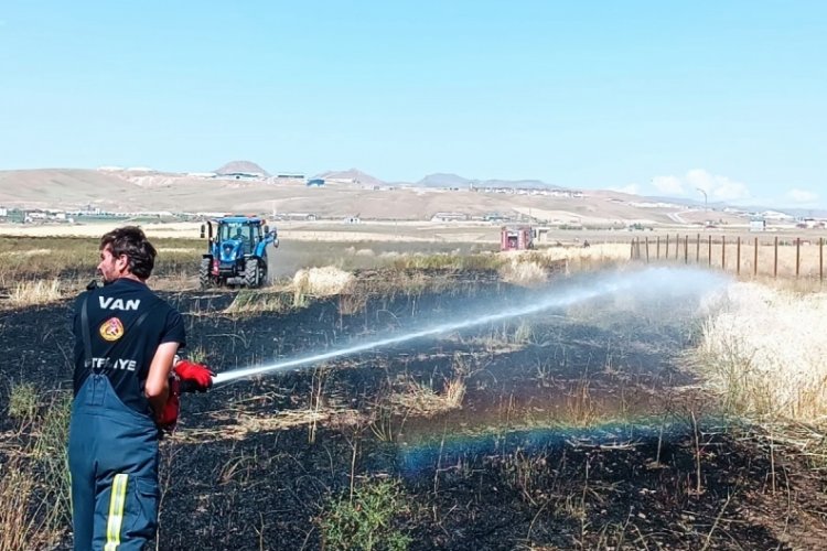 Van'da yangın!