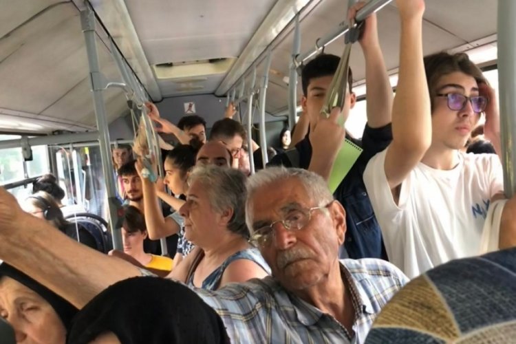Bursa'da istasyonlarda kepenkler indi: Klimasız otobüsler vatandaşı terletti