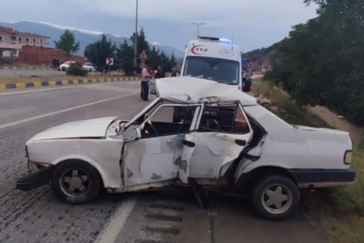 Karabük'te kazaya karışan sürücü hem ehliyetsiz hem de alkollü çıktı