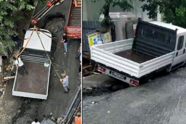 İstanbul'da yol &ccedil;&ouml;kt&uuml;!