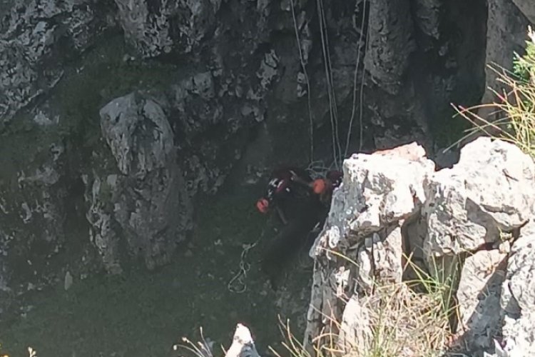 Konya'da filmleri aratmayan sahne! Ke&ccedil;i kurtarma operasyonu