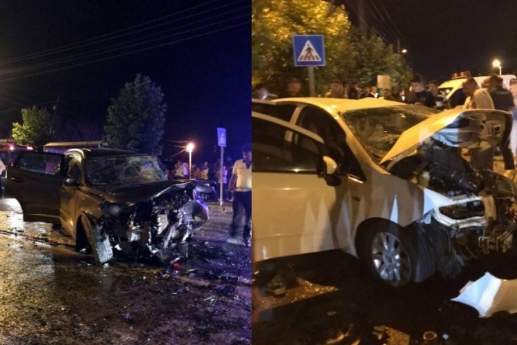 Ciple otomobil kafa kafaya &ccedil;arpıştı: Feci şekilde can verdi