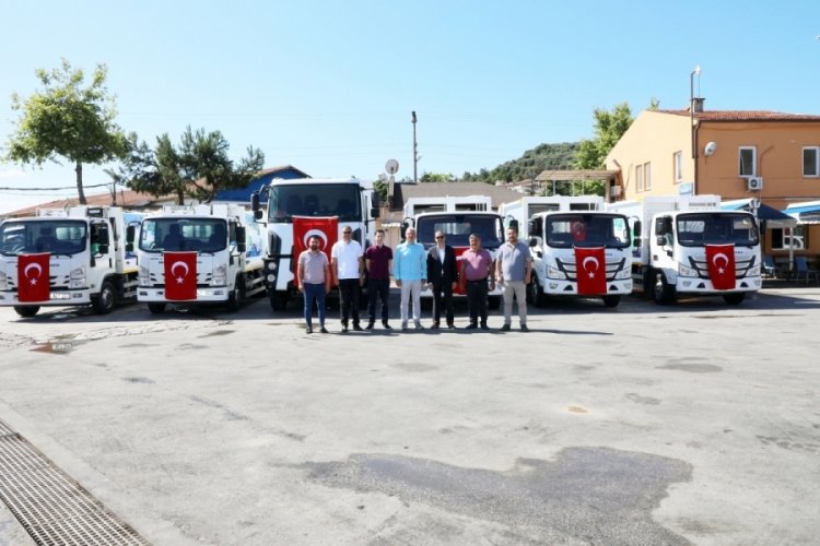 Bursa Mudanya'da temizlik filosu yeni ara&ccedil;larla g&uuml;&ccedil;lendi