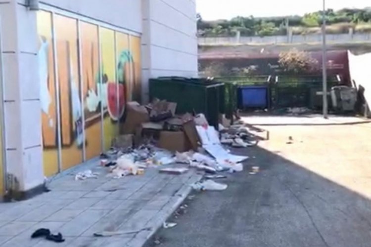 Bursa Şehir Hastanesi'nde &ccedil;&ouml;pler sağlığı tehdit ediyor!