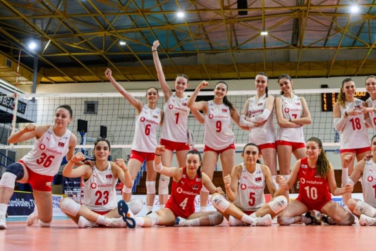U18 Kadın Voleybol Milli Takımı, Litvanya'yı 3-1 mağlup etti