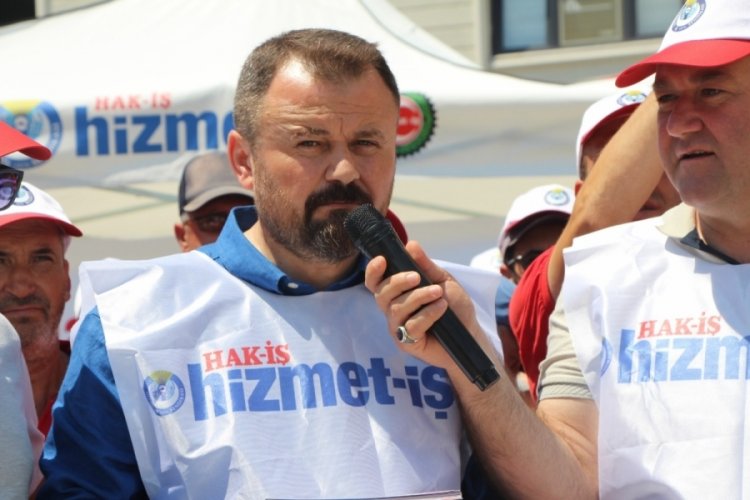Hizmet-İş Sendikası&nbsp;Bursa'dan &Ouml;zel'e &ccedil;ağrı: Belediye başkanlarınıza 'dur' deyin