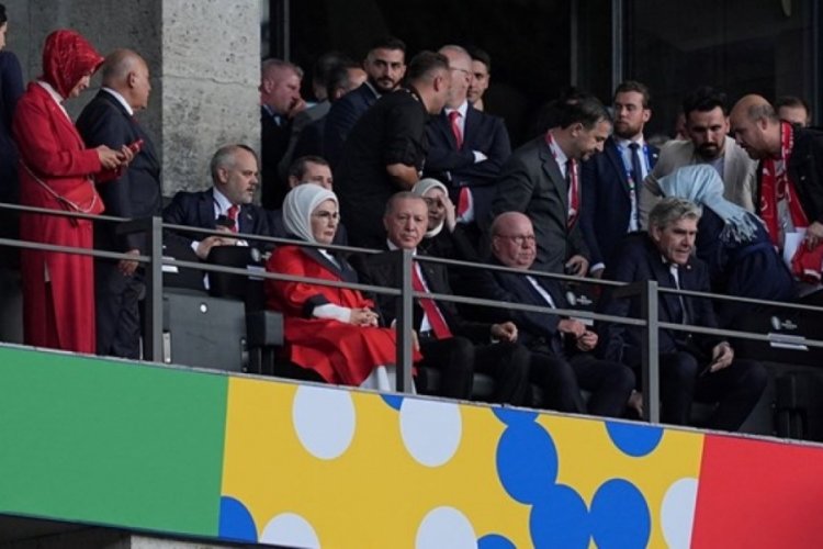 Cumhurbaşkanı Erdoğan, Berlin Olimpiyat Stadyumu'nda