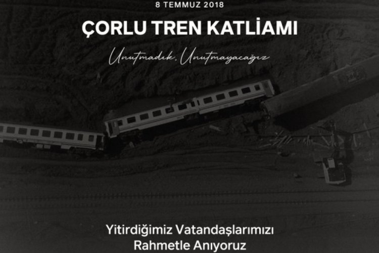 CHP &Ccedil;orlu Tren Katliamı'nı 6'ncı yılında andı