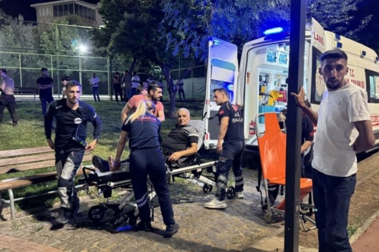 Diyarbakır'da yeğeninin tabancasından &ccedil;ıkan kurşunların hedefi oldu