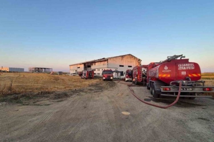 Silivri'de geri d&ouml;n&uuml;ş&uuml;m fabrikasında korkutan patlama!