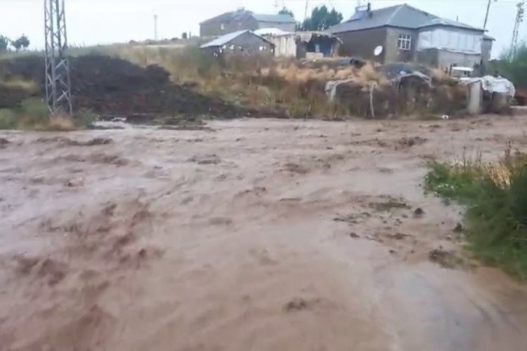 Ağrı'da sel felaketi hayatı felç etti!